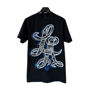 LA Los Angeles Men's T Shirt Dyse One Tattoo Art Lowrider LA Dodgers Size M